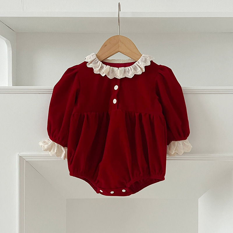 A6097-red climbing suit