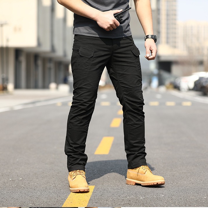 Primavera táctica al aire libre IX7 pantalones tácticos de algodón pantalones de herramientas largos sueltos pantalones de hombre
