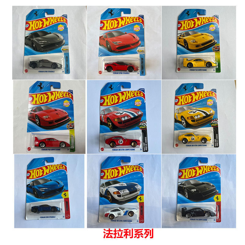 Hot Wheels Ferrari F1 Racing Car Model for Boys, Porsche Gt, Pagani, Lamborghini, Bugatti, Mclaren