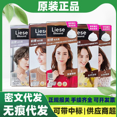 日本进口Liese莉婕染发剂遮白发泡沫染发膏流行发色在家染发剂