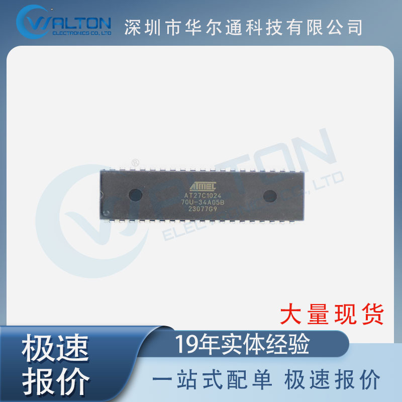 AT27C1024-70PU chip IC brand new DIP-40 package in Stock Stock electronic components AT27C1024-70PU chip IC brand new DIP-40 package in Stock Stock electronic components