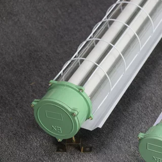定制隔爆式防爆灯T8防爆灯加工2*40W加油站灯具易燃易爆仓库灯