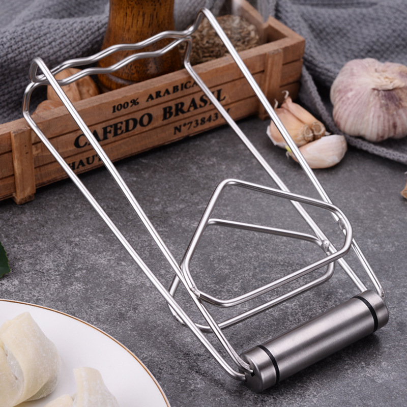 Nuevo 304 en forma de corazón de acero inoxidable titular de la placa anti-scald tazón plato titular de la cocina del hogar multi-funcional gadget