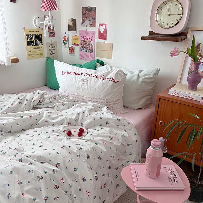 半藏森林【枕套英文情书+碎花】