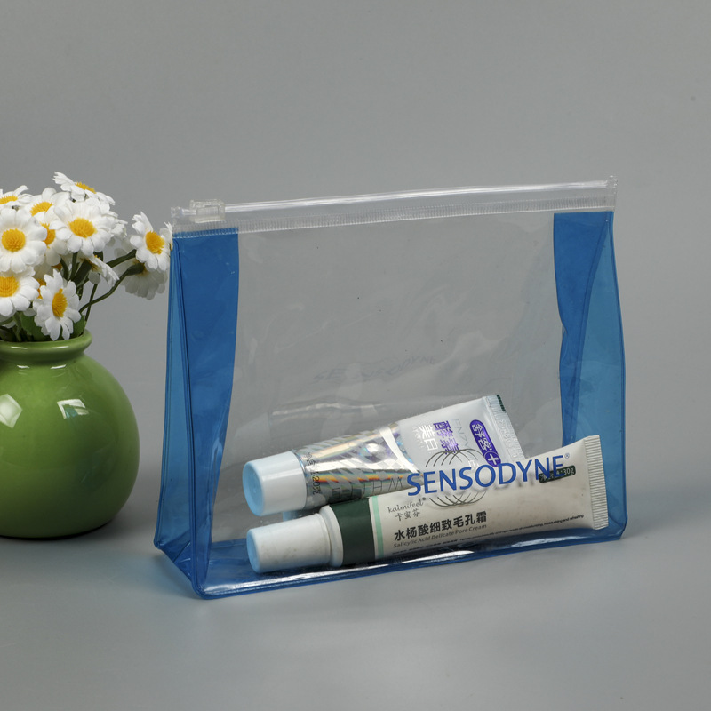 Pvc Transparent Cosmetic Zipper Bag, Customized for Various Product Accessories, Inner Packaging with Small Pockets, Portable and Hand-Held