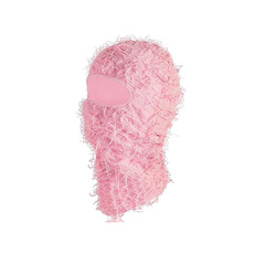 Cross-border single-hole knitted mask party funny acrylic wool balaclava outdoor warm headgear