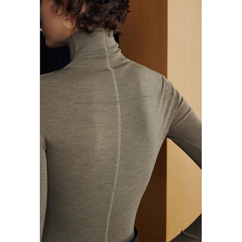 Back Cross Base King Biella German 160S Gold Wool Tec Washable Knitted Base Shirt