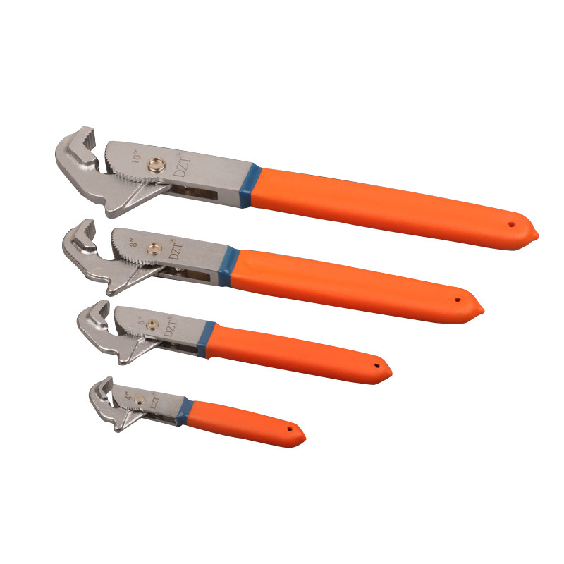 厂家直销扳手钳多功能扳手快速自紧省力活动扳手 单头大开口扳手