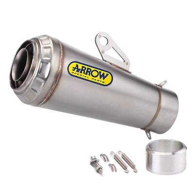 Motorcycle modified Wrigley Motorcycle exhaust pipe - type-b-with-stickers
