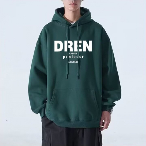 Men's Hooded Sweatshirt, Spring and Autumn Season, INS Hong Kong Style, Loose Fit, Trendy Brand, Letter Print, Versatile Jacket