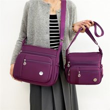 捷朗仕夏季新款女士休闲包轻便尼龙帆布包单肩斜跨女包斜挎包批发