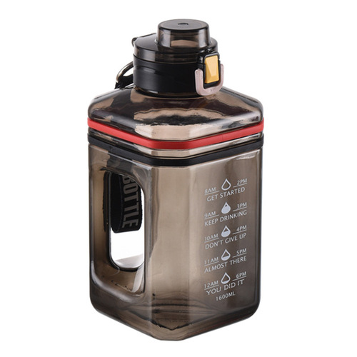 Extra large capacity transparent water cup, sports kettle, boys' fitness ton bucket, space cup, female cup, high temperature resistant ton bucket