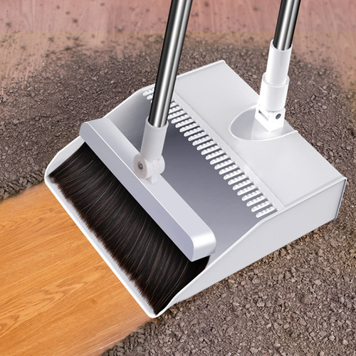 Standing broom dustpan set household soft broom combination set upright thickened broom wholesale wholesale