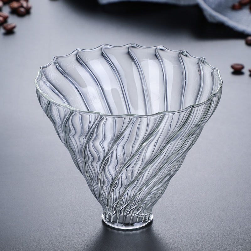 Fabricante directo de vidrio para compartir cafetera conjunto de cafetera de agua de mano taza de filtro de nube cafetera de moca explosión doméstica comercial