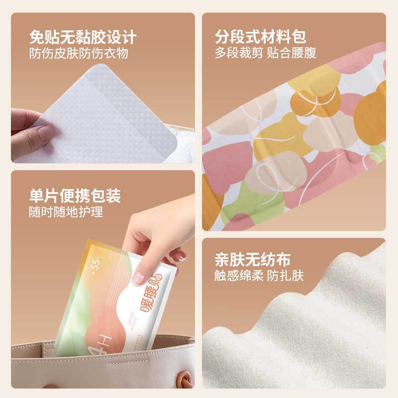 暖かい腰は発熱の蒸気の熱いアプリケーションから温灸を貼って腰を保護します。|undefined