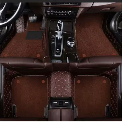 Modelə uyğun ayaqaltı – mat - standard-double-layer-brown-leather-coffee-carpet