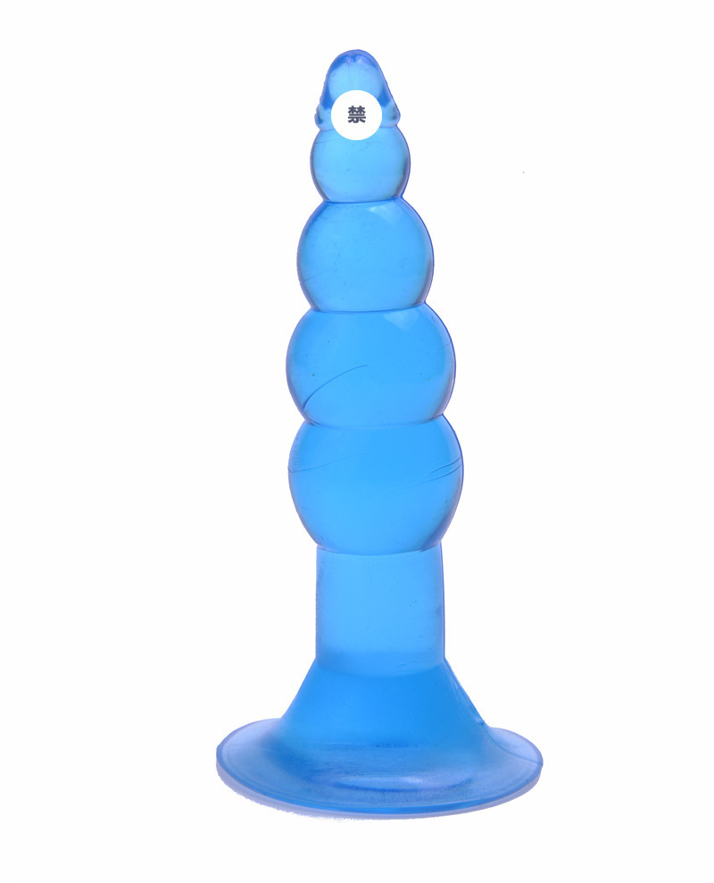 Wilianzhu Anal Plug with Pull Beads, TPE, Black, Adult Anal Training Toy — detail image 20