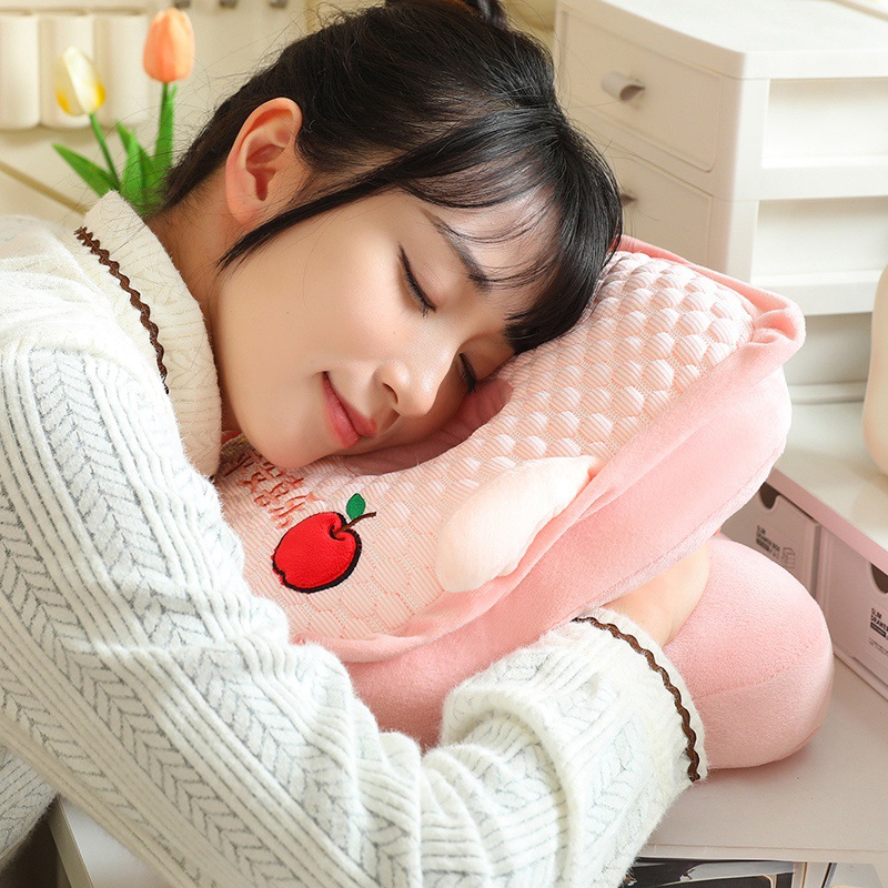 Almohada para Siesta de Oficina de Felpa y Terciopelo, para Oficina y Escuela image 4