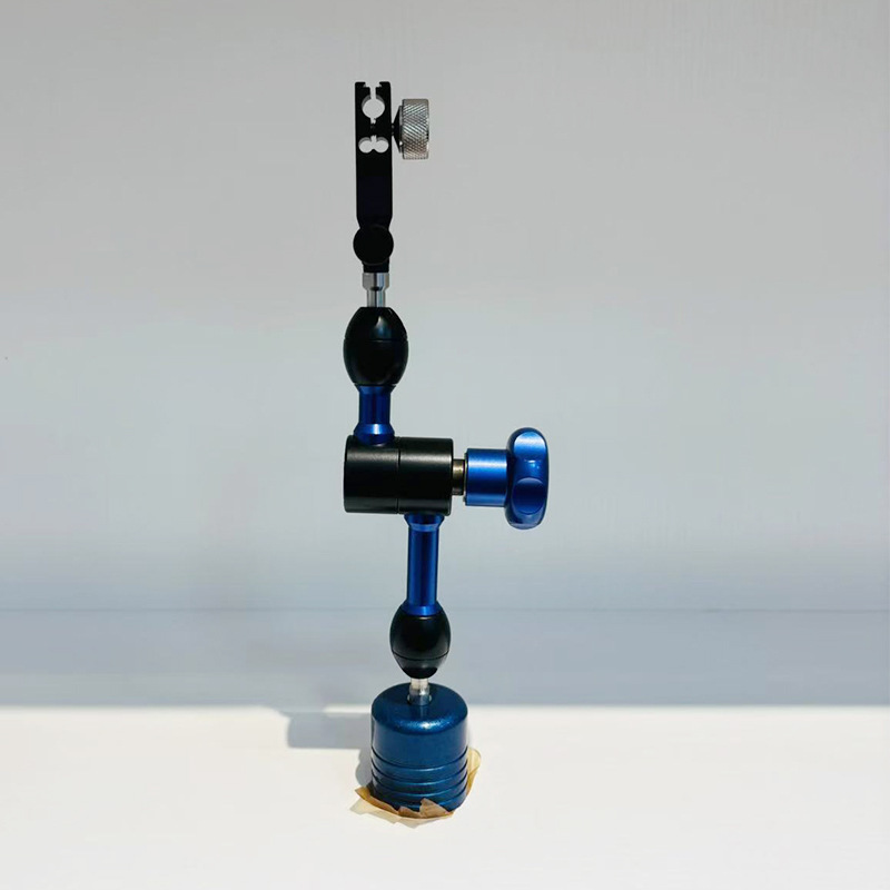 杠杆表百分表千分万向表座一套校表头0-10mm磁力磁性液压表坐0.01