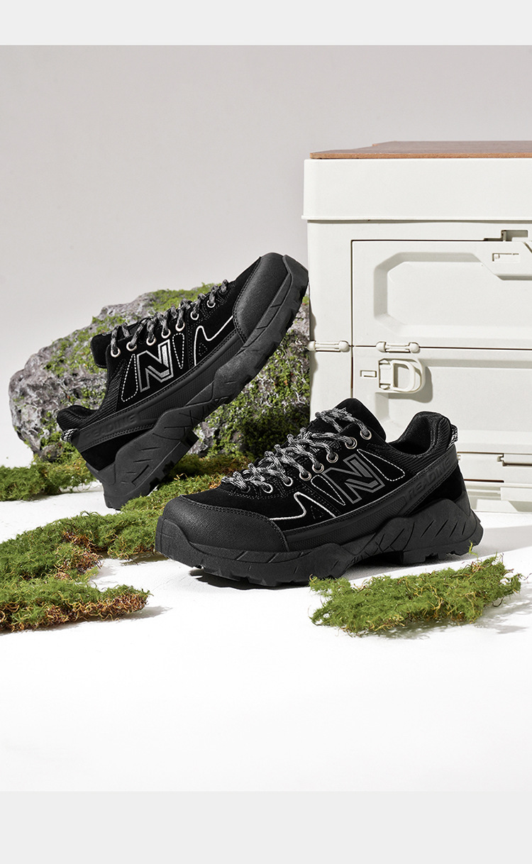 Giày sneaker unisex đế dày phong cách thể thao ngoài trời — 1888 Yến Mạch Nâu chi tiết 11