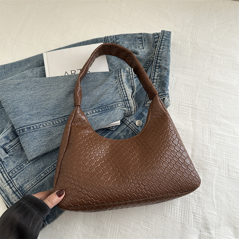 Bolso de gran capacidad de viaje de moda mujer 2024 nuevo casual nuevo bolso de axila moda retro bolso de hombro Tote