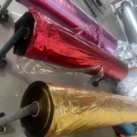 Красочная алюминизированная пленка для домашних животных, изоляционная пленка с покрытием, алюминиевая пленка для пузырькового мешка