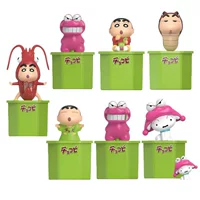 Официальный карандаш Shin-chan Mr. Crocodile Mountain Chocolate, милый конфетный игрушечный набор, мультяшная аниме-фигурка, слепой