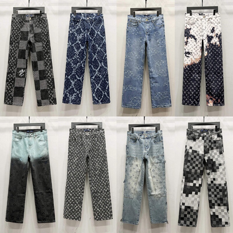 High Version Lujia 2025 New Presbyopic Jeans Straight Pants Casual Pants for Men and Women, Same Style for Couples