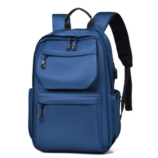 Fashion brand backpack College student schoolbag travel bag casual computer backpack large capacity Korean style simple printable logo