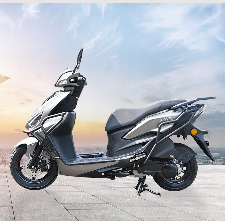 Suitable for Gwangyang Ks125 Crash Guard, Front and Rear Exhaust Pipe Bumper, Motorcycle Surround Modification, Protective Windshield