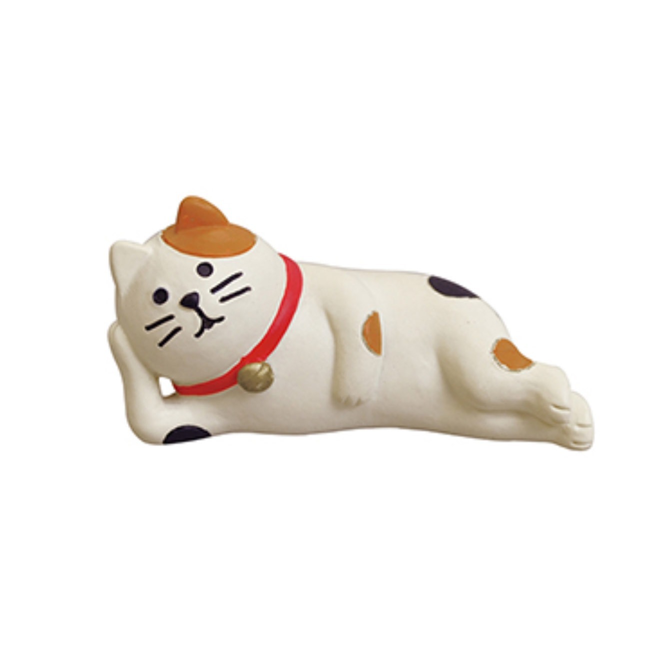 빨간색 원으로 잠자는 고양이