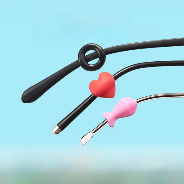 Glasses Anti-slip Cover Soft Silicone Cover Round Bear Ear Glasses Anti-drop Ear Hook Eye Leg Holder Accessories