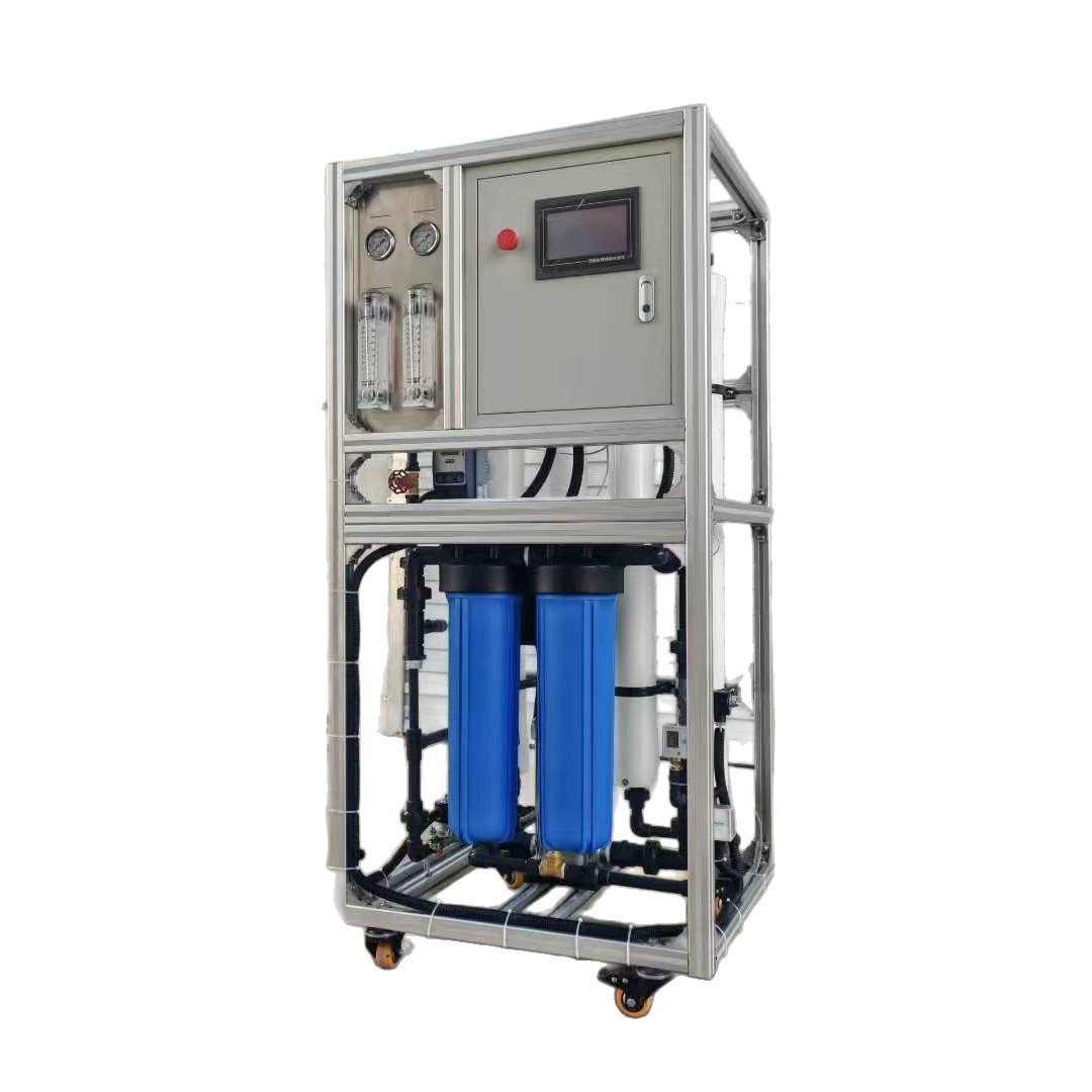 Transfronterizos de una sola etapa de equipos de ósmosis inversa pequeños filtro de elemento de filtro de acero inoxidable purificador de agua purificador de agua directa