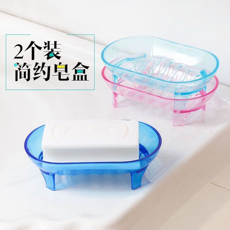 無臭排水石鹸箱大型石鹸箱背の高い家庭用透明石鹸箱蓋なし多層石鹸ラック石鹸トレイ浴室|undefined