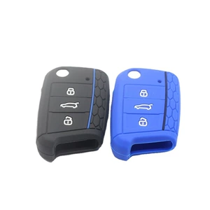 Applicable to Volkswagen folding 3-key Sagitar Baolai maiteng Passat Golf 7-key silicone case