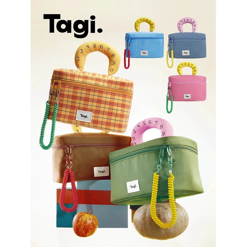 Tagi.哈兜callme收纳袋尼龙防水大容量小众化妆包便携相机收纳包|undefined