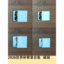 图片版2026世界杯臂章合集   植绒臂章球衣号字母号码热转印贴图
