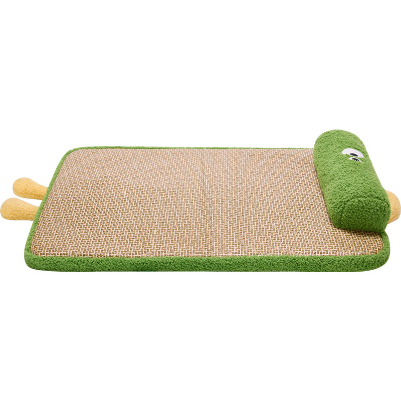 Estera para mascotas, nido para gatos, alfombra de verano, nido para gatos, cojín para gatos para dormir, perrera para dormir, suministros para alfombrillas de hielo para gatos de verano