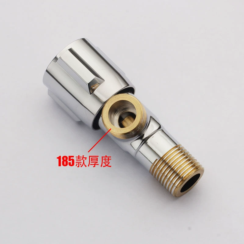 Угловой клапан оптом медные зубья удлиненные Трехходовой медный двойной выход воды один-в-два-из двойного назначения водонагреватель восьмиобразный клапан треугольный клапан