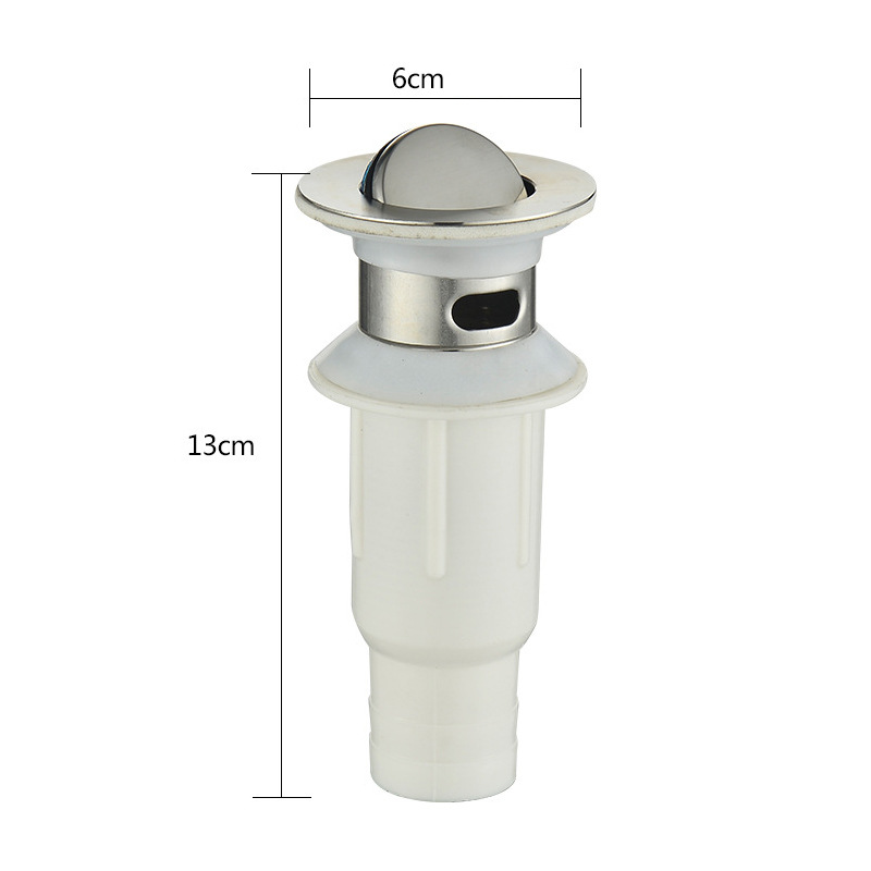 Accesorios de desagüe de lavabo de acero inoxidable, lavabo, lavabo, juego de caída de lavabo, rebote, reversión, desodorante