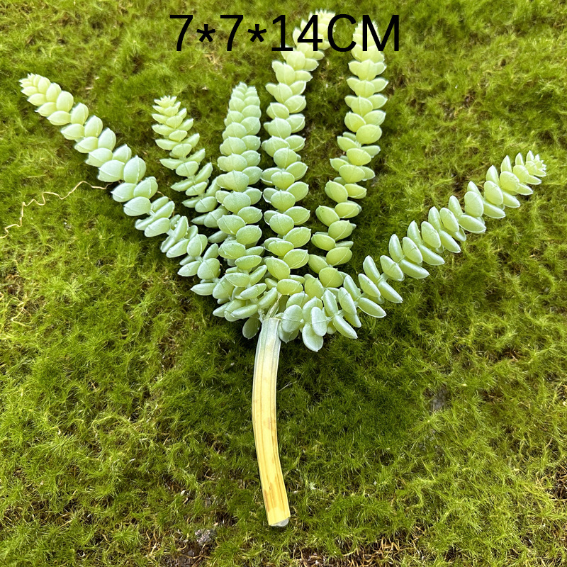 Marco decorativo Planta nórdica colgante de pared decoración de pared colgante de pared tridimensional pared de fondo de planta verde pared cabeza de ciervo simulación suculento planta verde