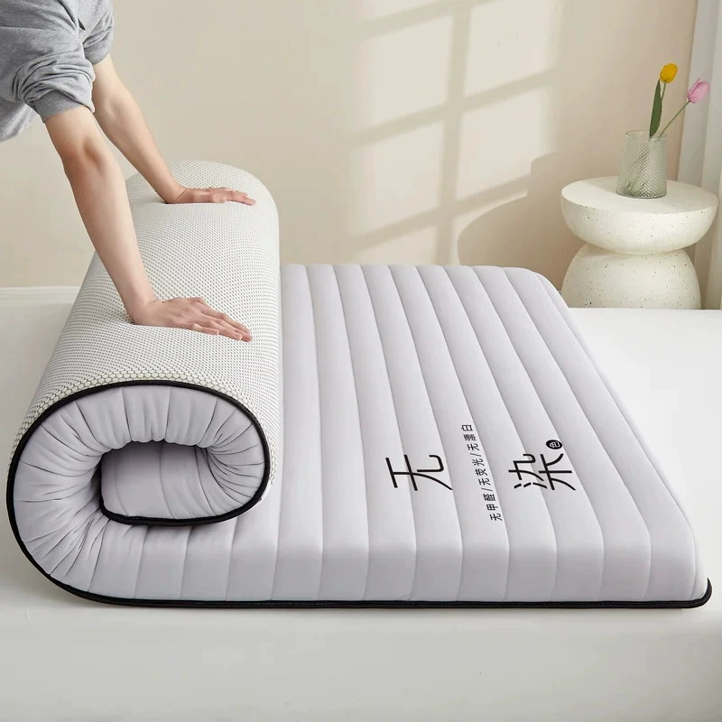 Матрас латексный (соевая мемори‑пена), улучшенная 9 см, дышащий, рулонный для общежития/татами