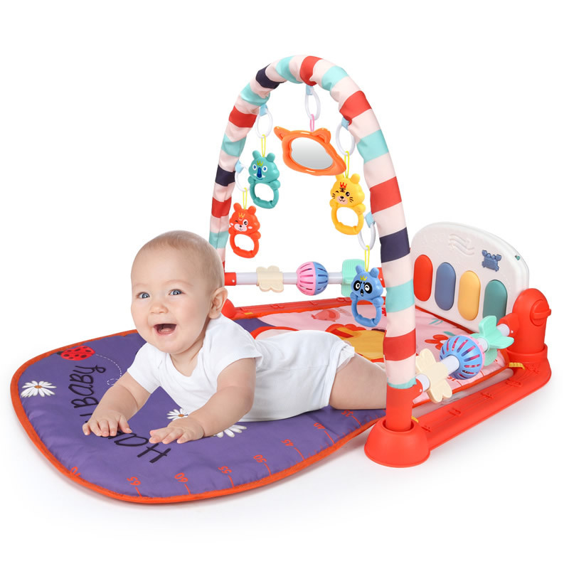 Popular transfronteriza bebé pedal piano fitness rack manta inteligencia bebé recién nacido de tres meses de edad bebé pedal de juguete