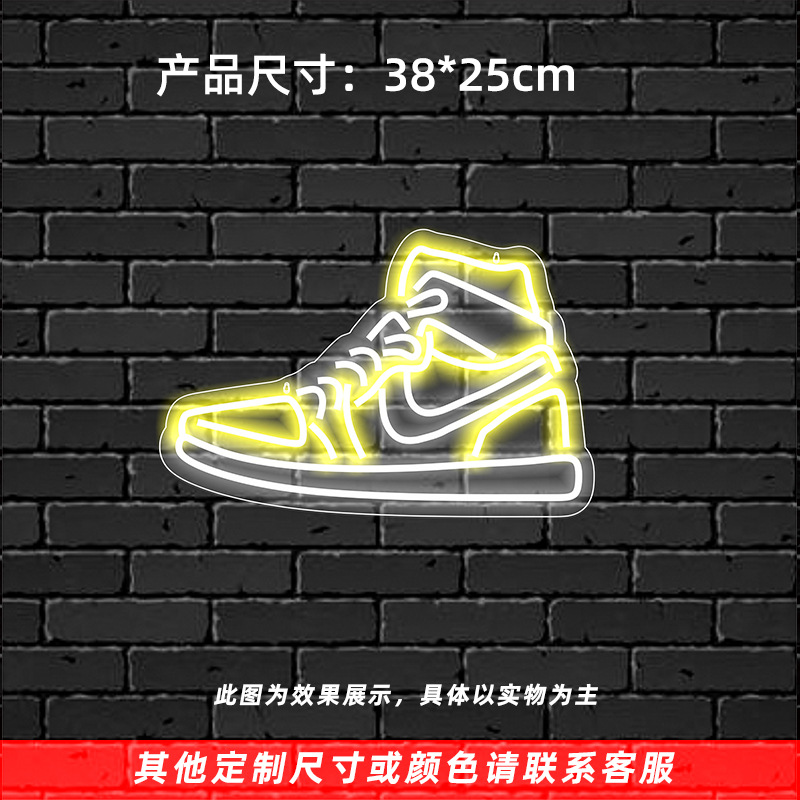 Comercio exterior especial vacaciones regalo creativo lámpara de modelado dormitorio habitación ins Lámpara decorativa zapatillas Decoración LED luz de neón