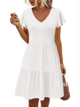 Y 29561 Summer Loose Waist Dress �ļ�����ȹ ŷ������羳����