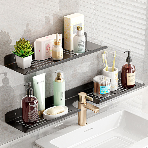 Bathroom storage rack without punching holes bathroom rack bathroom toilet sink supplies wall hanging wall storage rack