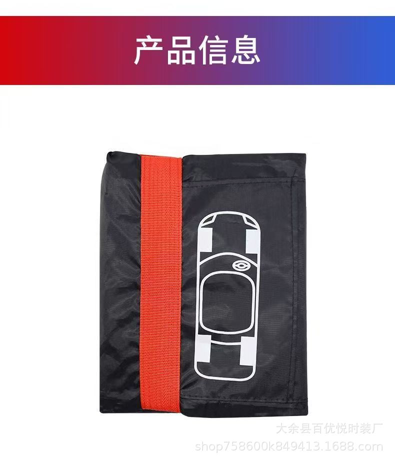 Factory Direct Sales 210D Oxford Cloth Adjustable Car Tire Cover Snow Tire Bag Spare Tire Cover Sun Protection Dust Cover
