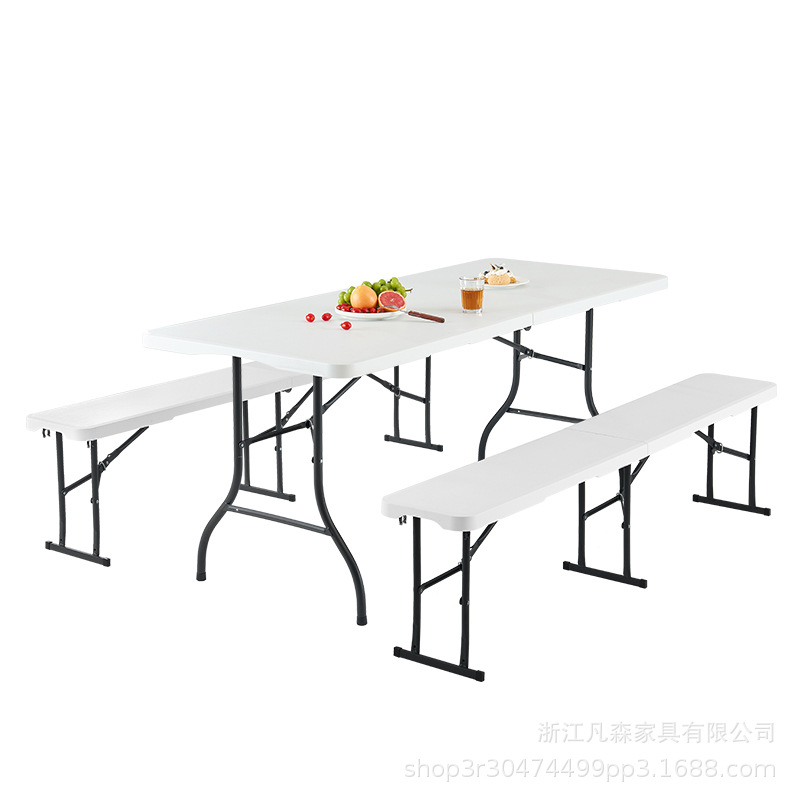 Taburete plegable, taburete para varias personas, taburete de cancha, taburete portátil, taburete de tira larga al aire libre, banco plegable de fiesta, venta al por mayor transfronteriza