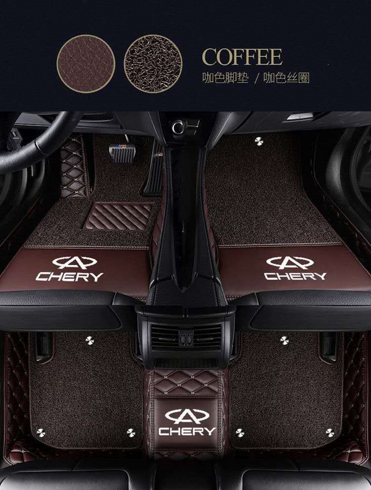 Suitable for Chery Tiggo 5/3/3x/7, Arrizo 3/5/7, Qiyun 2, E3, A3 full coverage car floor mats