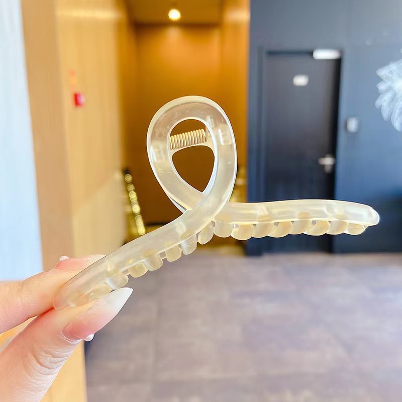 Meilad peludo clip de agarre para mujeres de alta sensibilidad más agujeros de agarre para el cabello clip de pesca clip de cabeza posterior